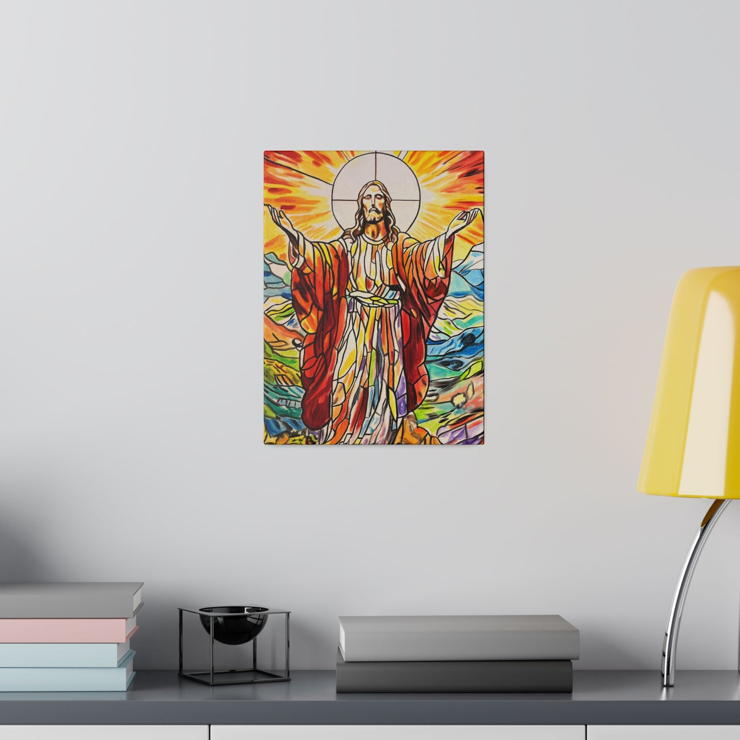 Jesus Painting Canvas Print