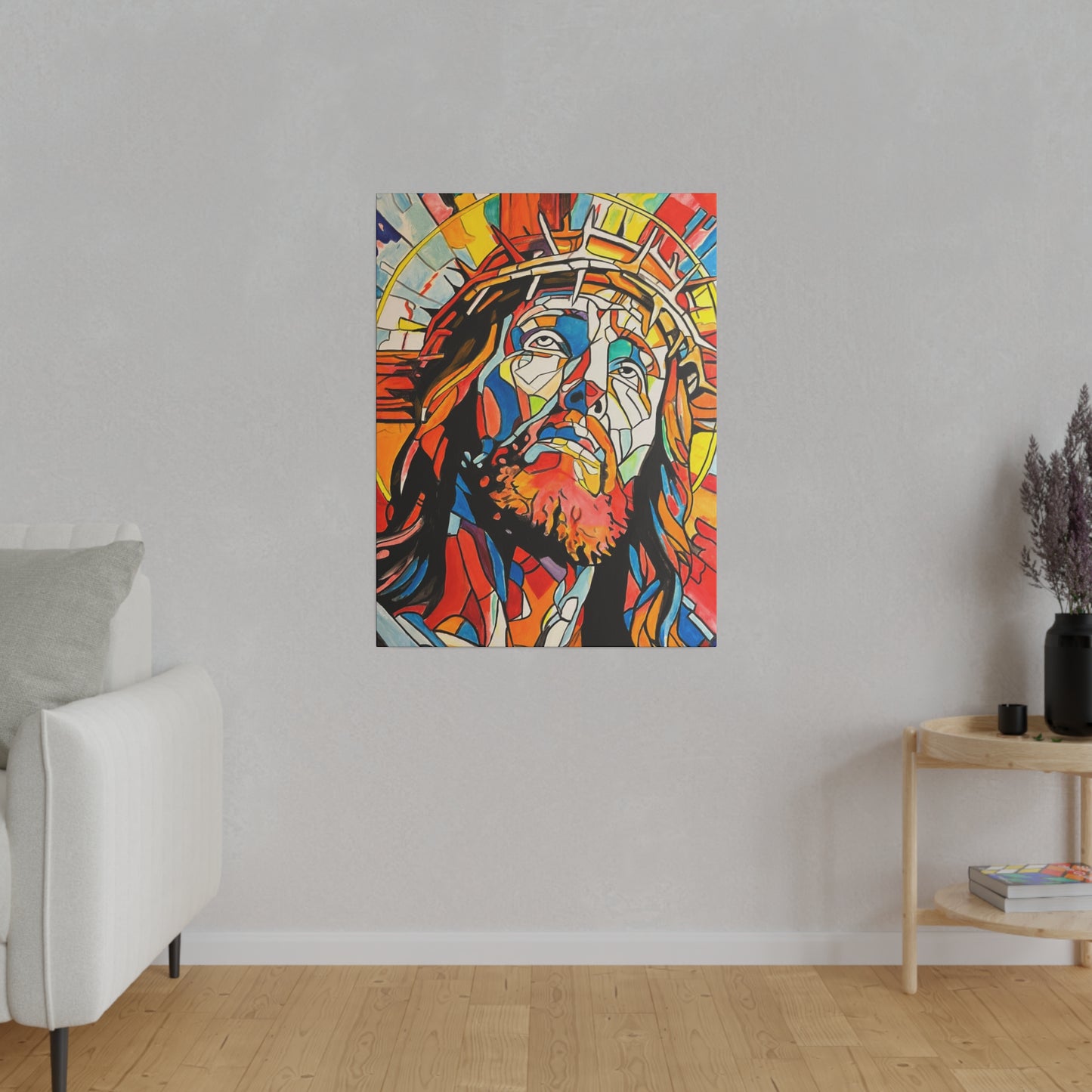 Jesus Christ Painting Canvas Print