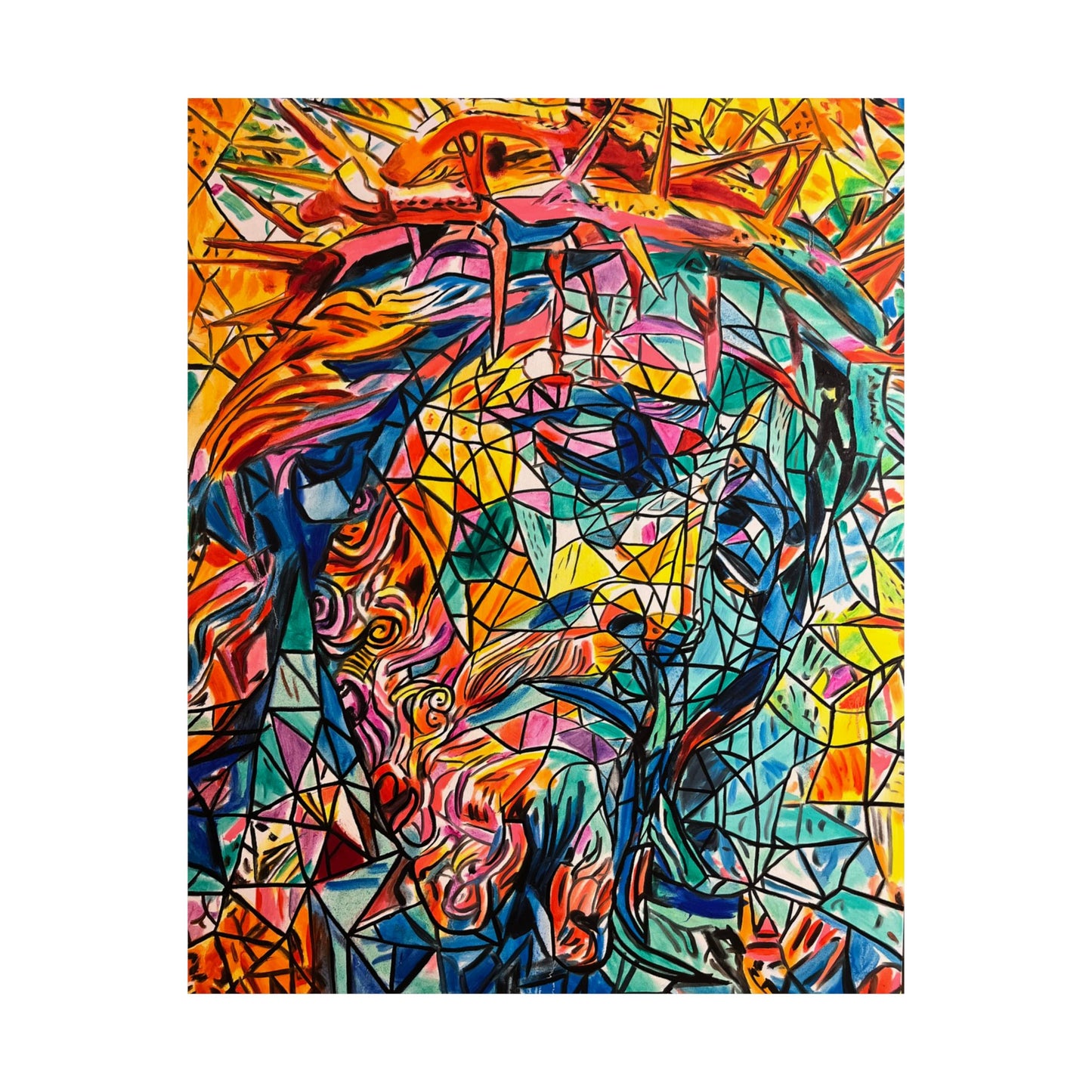 Jesus Painting Poster