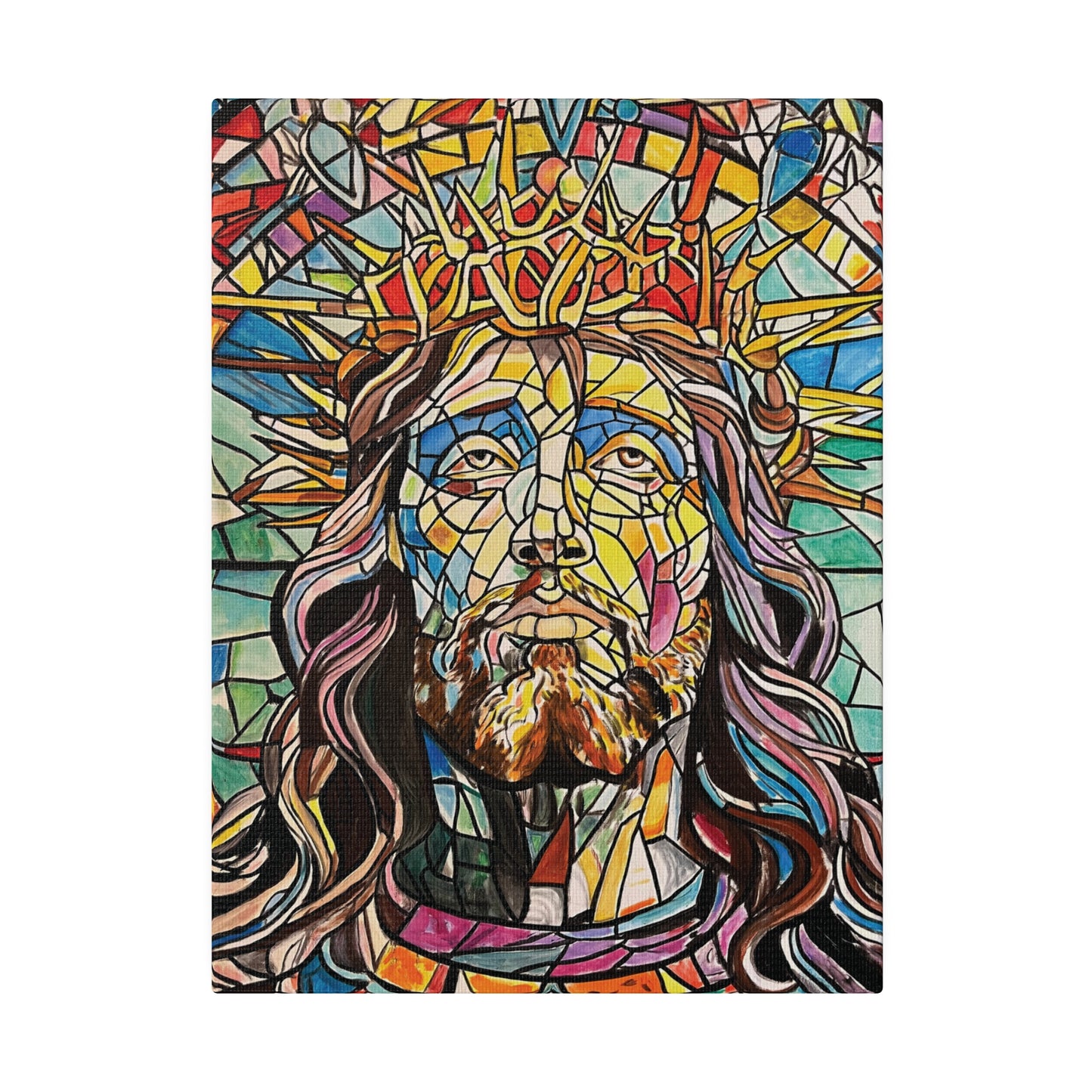 Jesus Painting Canvas Print