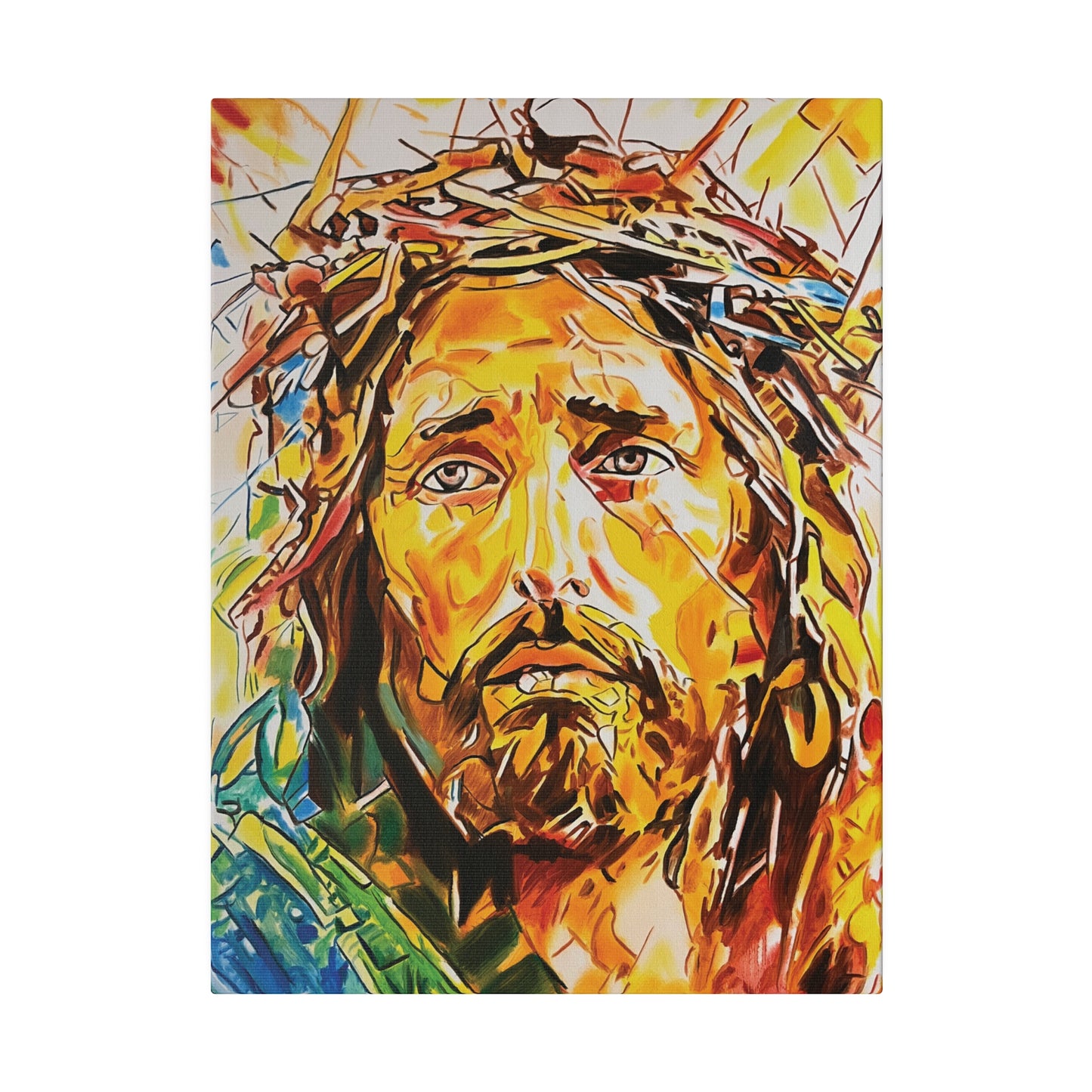 Jesus Christ Painting Canvas Print