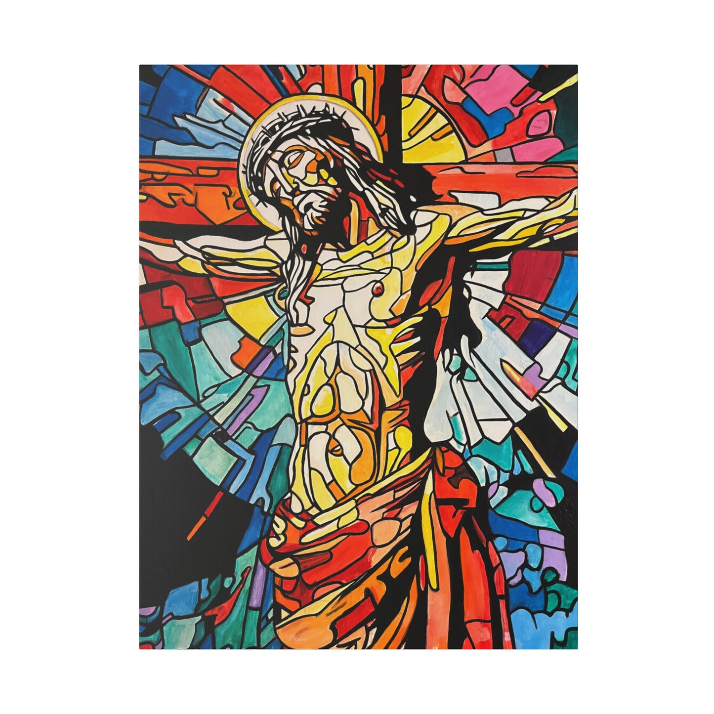 Jesus Christ Painting Canvas Print