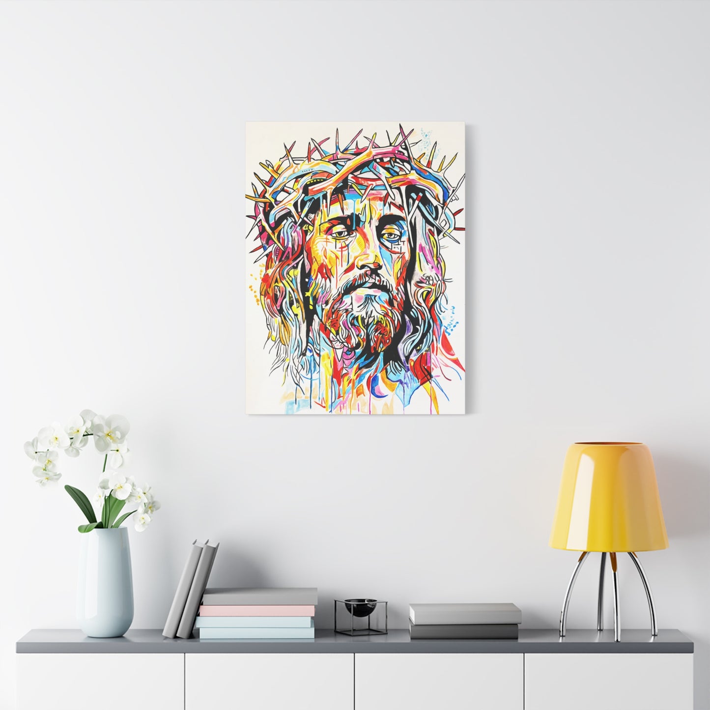 Copy of Jesus Christ Canvas Print by Warren Willowdale