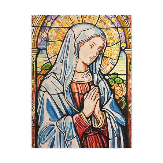 Mary Canvas Print by Warren Willowdale