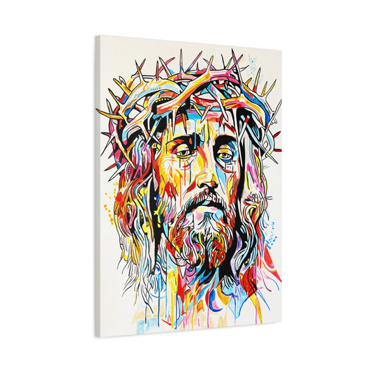 Copy of Jesus Christ Canvas Print by Warren Willowdale