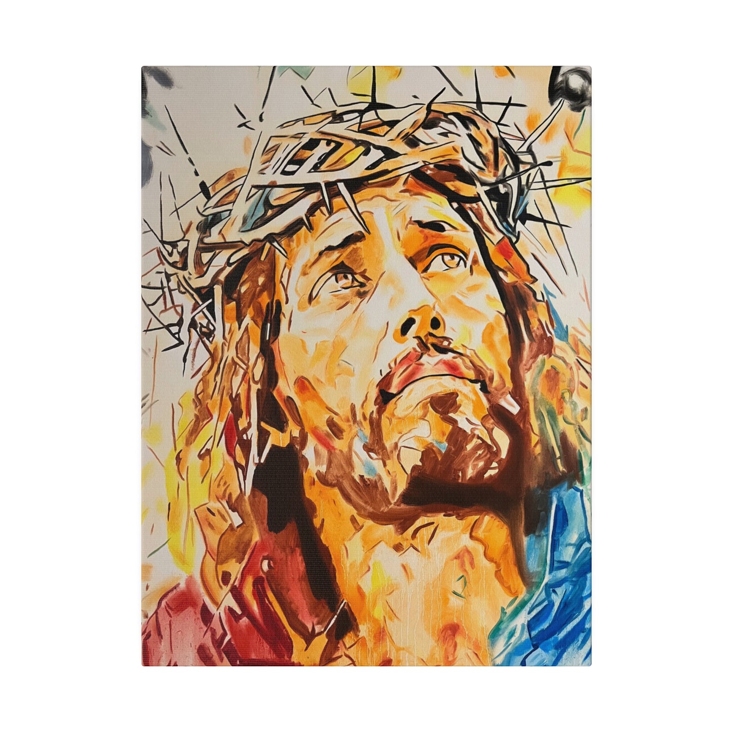 Jesus Christ Painting Canvas Print