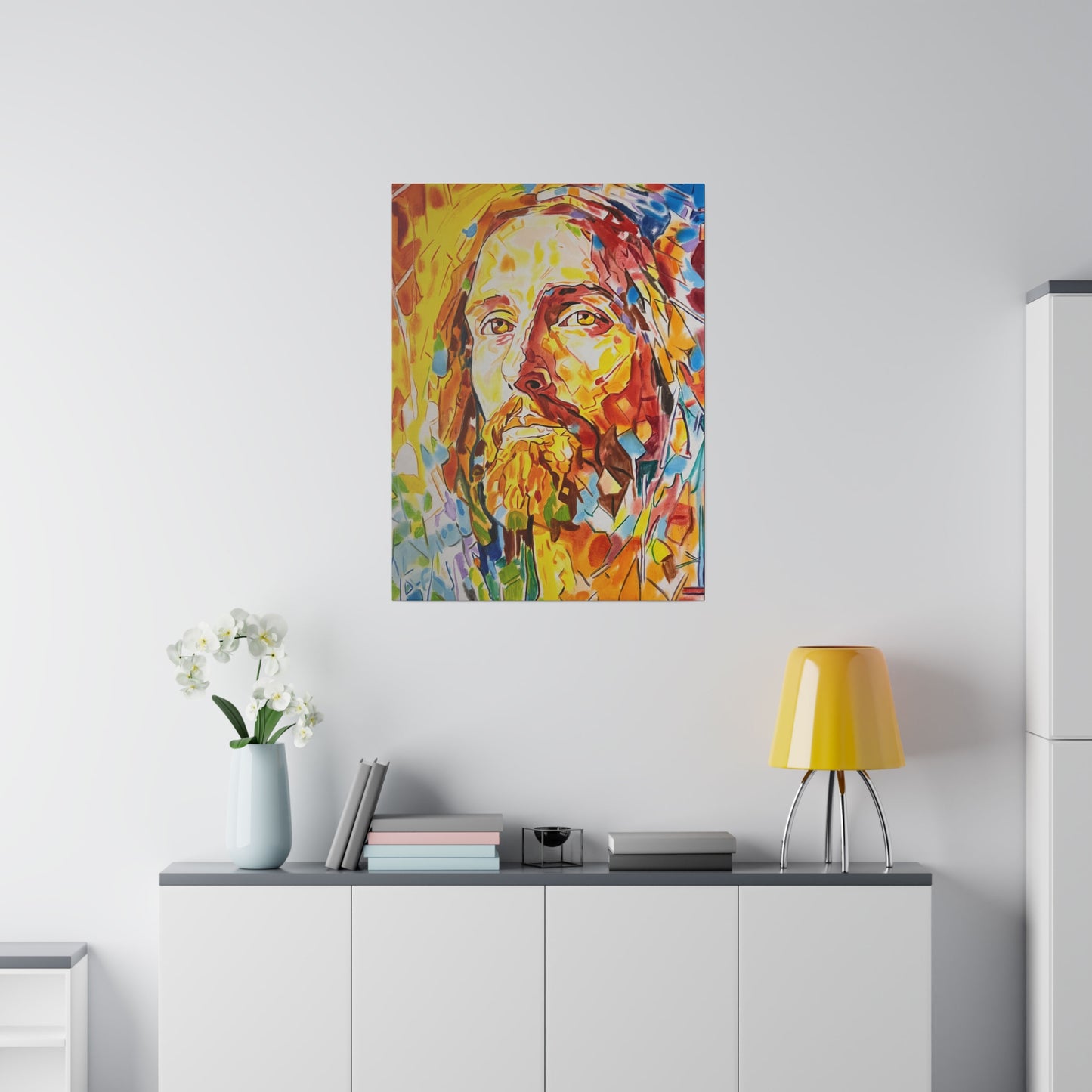 Jesus Christ Painting Canvas Print