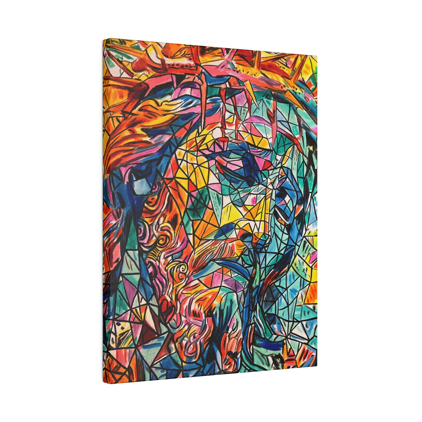 Jesus Painting Canvas Print