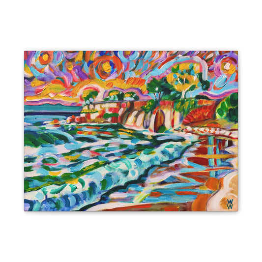 Leadbetter Beach, Canvas Print