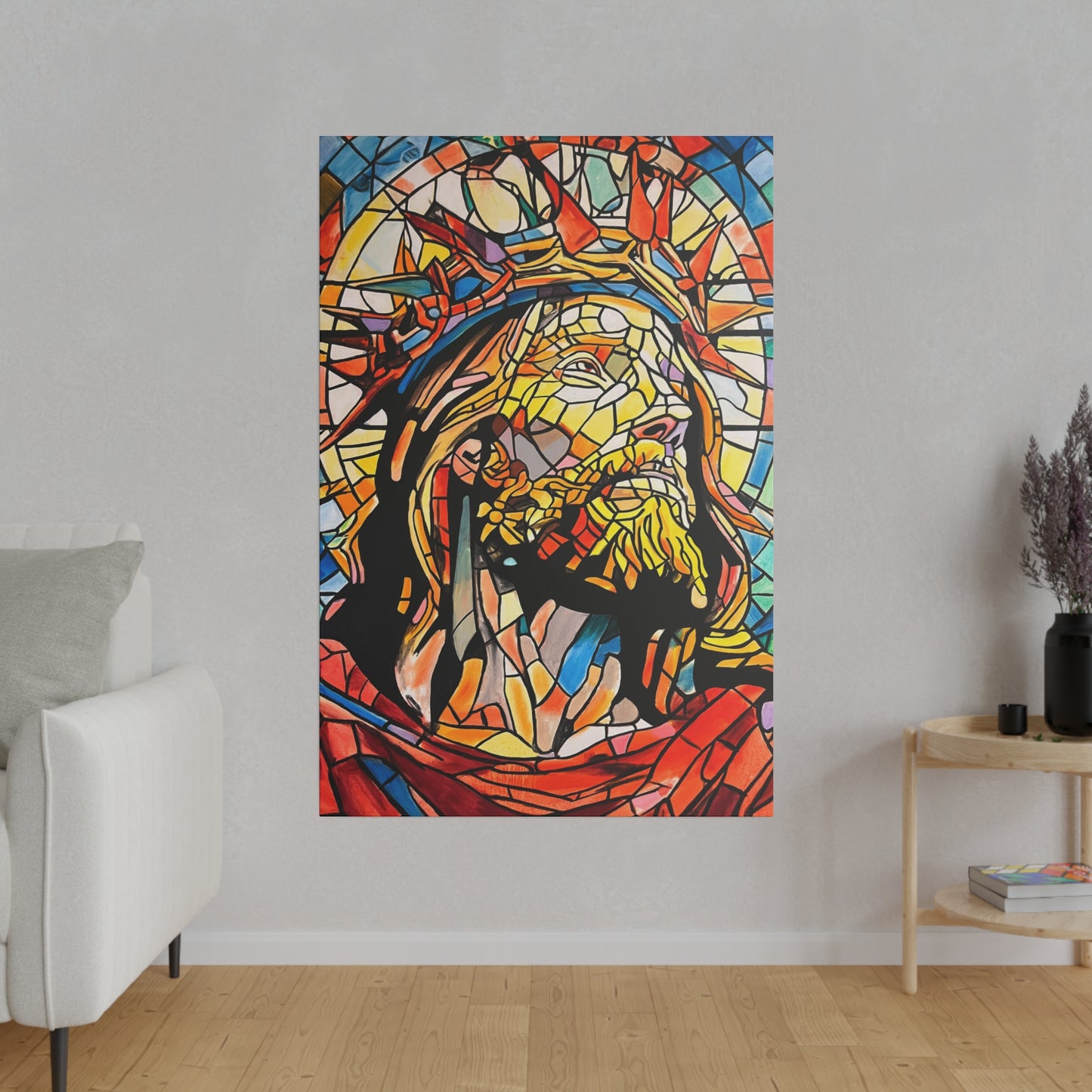 Jesus Christ Painting Canvas Print