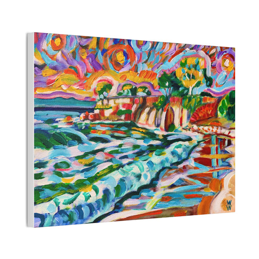 Leadbetter Beach, Canvas Print