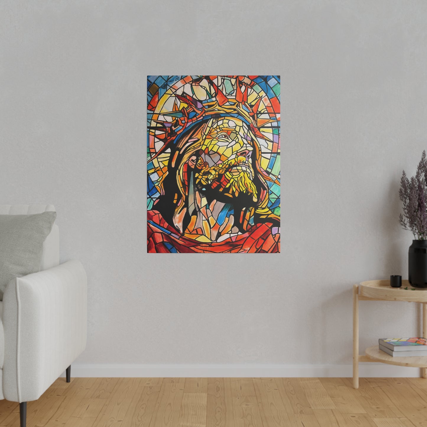 Jesus Christ Painting Canvas Print