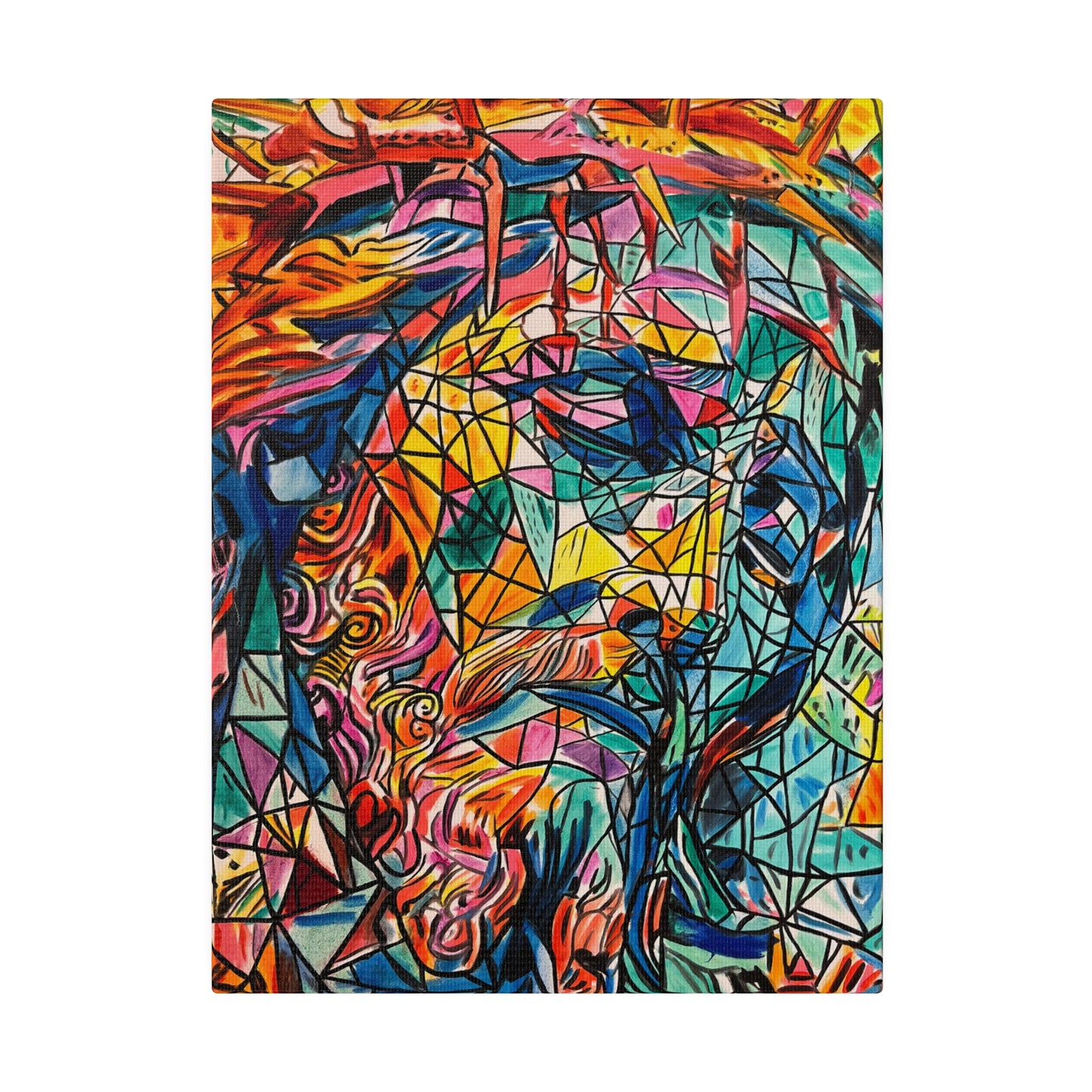 Jesus Painting Canvas Print