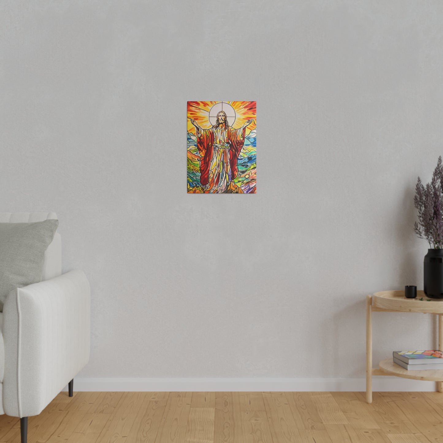 Jesus Painting Canvas Print