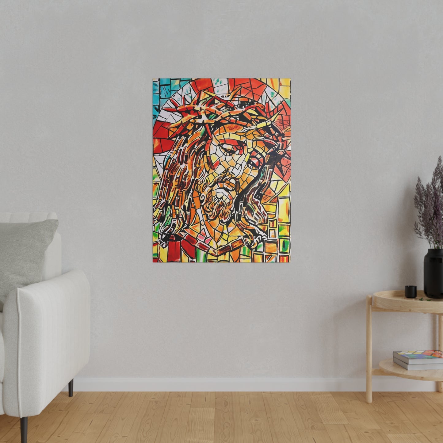 Jesus Christ Painting Canvas Print