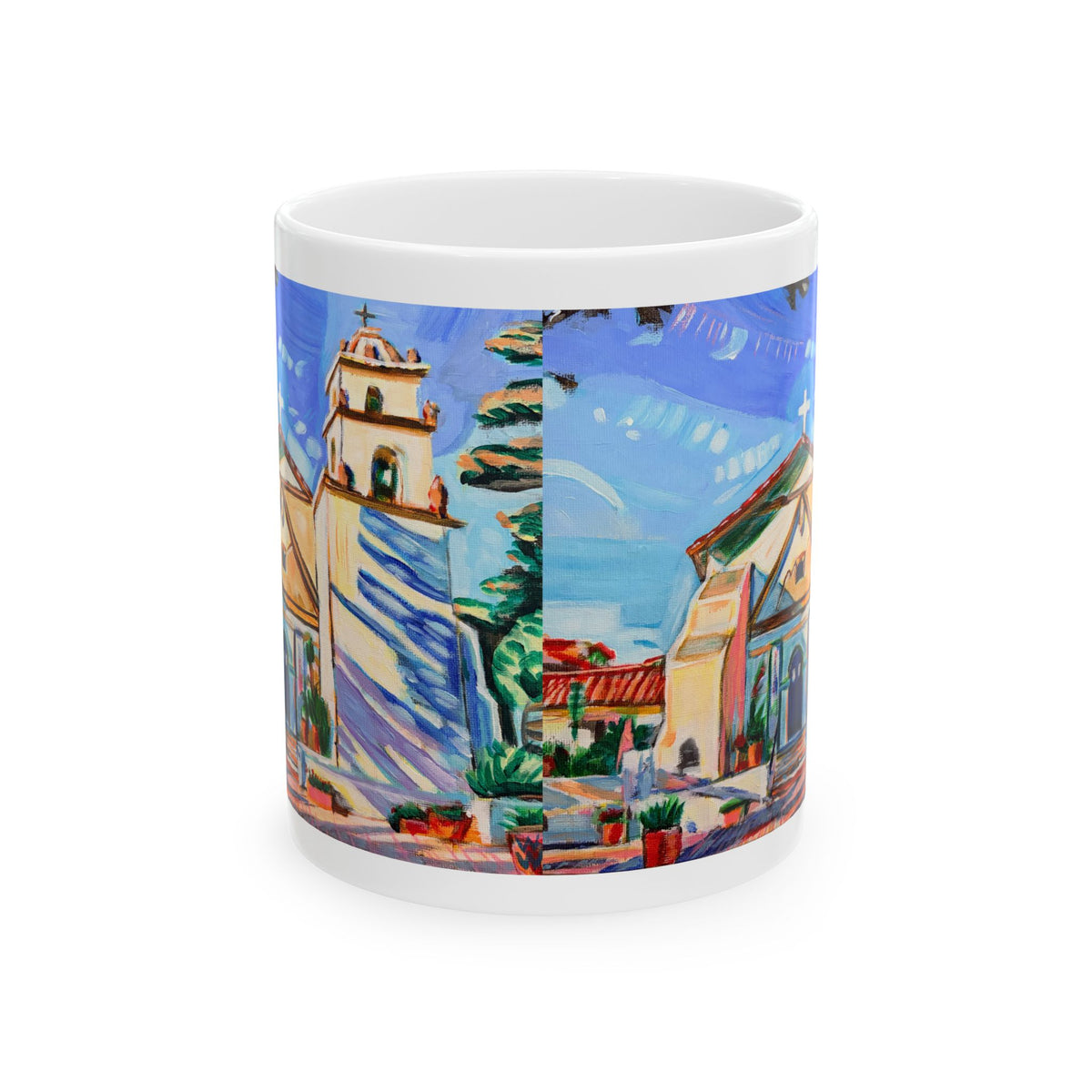 San Buenaventura Mission Ceramic Mug