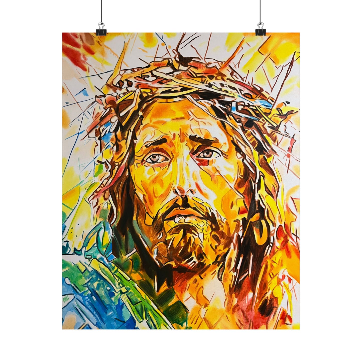 Jesus Christ Painting Poster