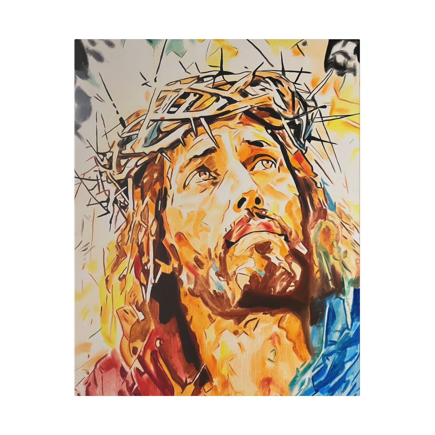 Jesus Christ Painting Canvas Print