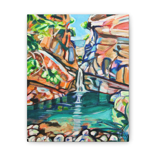 Santa Paula Punch Bowls, Canvas Print