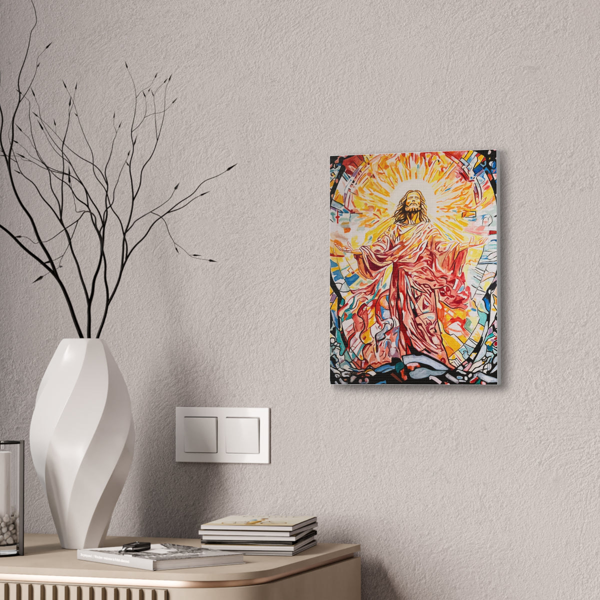 Jesus Christ Savior, Canvas Print