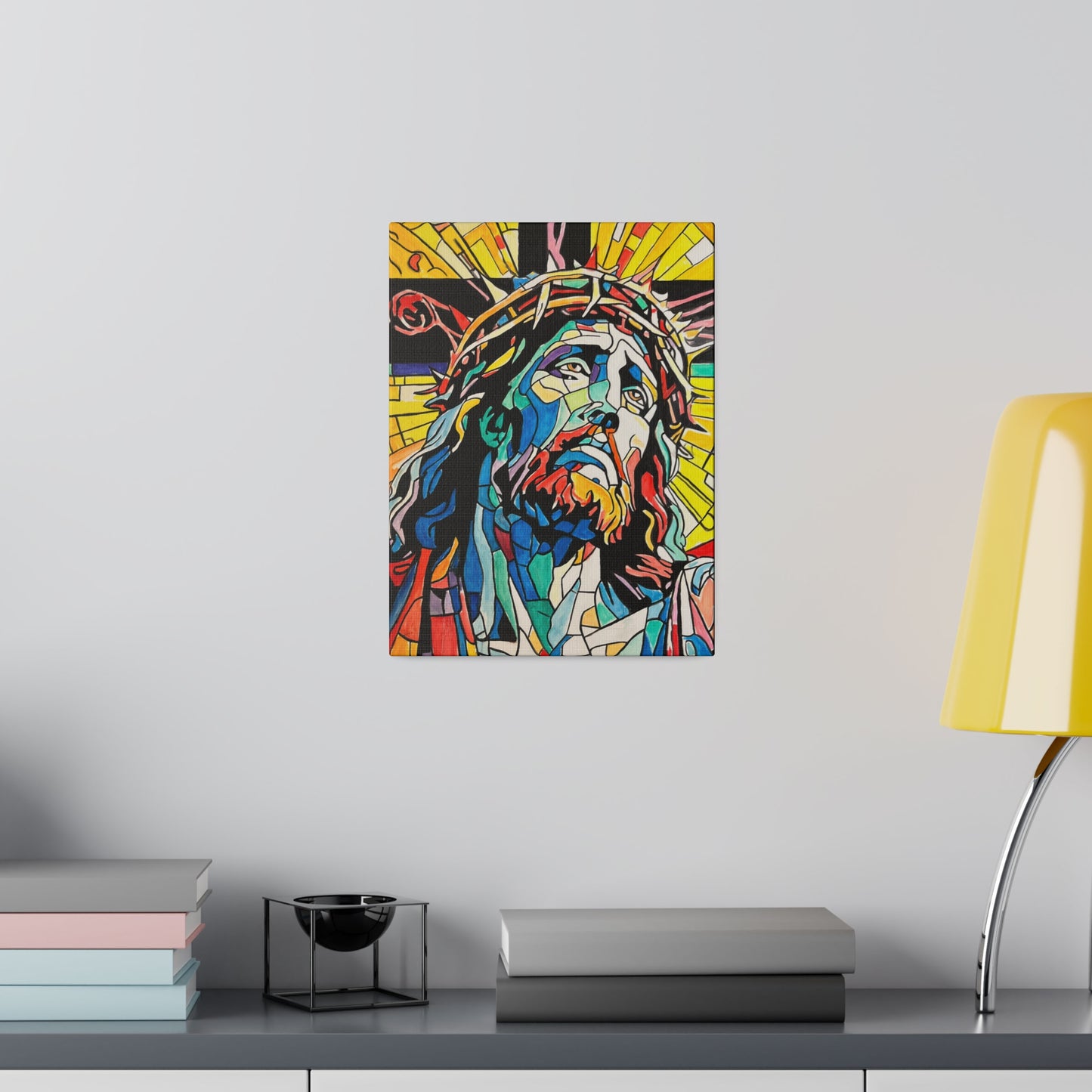 Jesus Painting Canvas Print