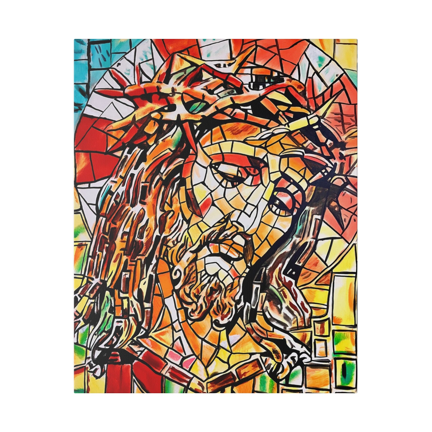 Jesus Christ Painting Canvas Print