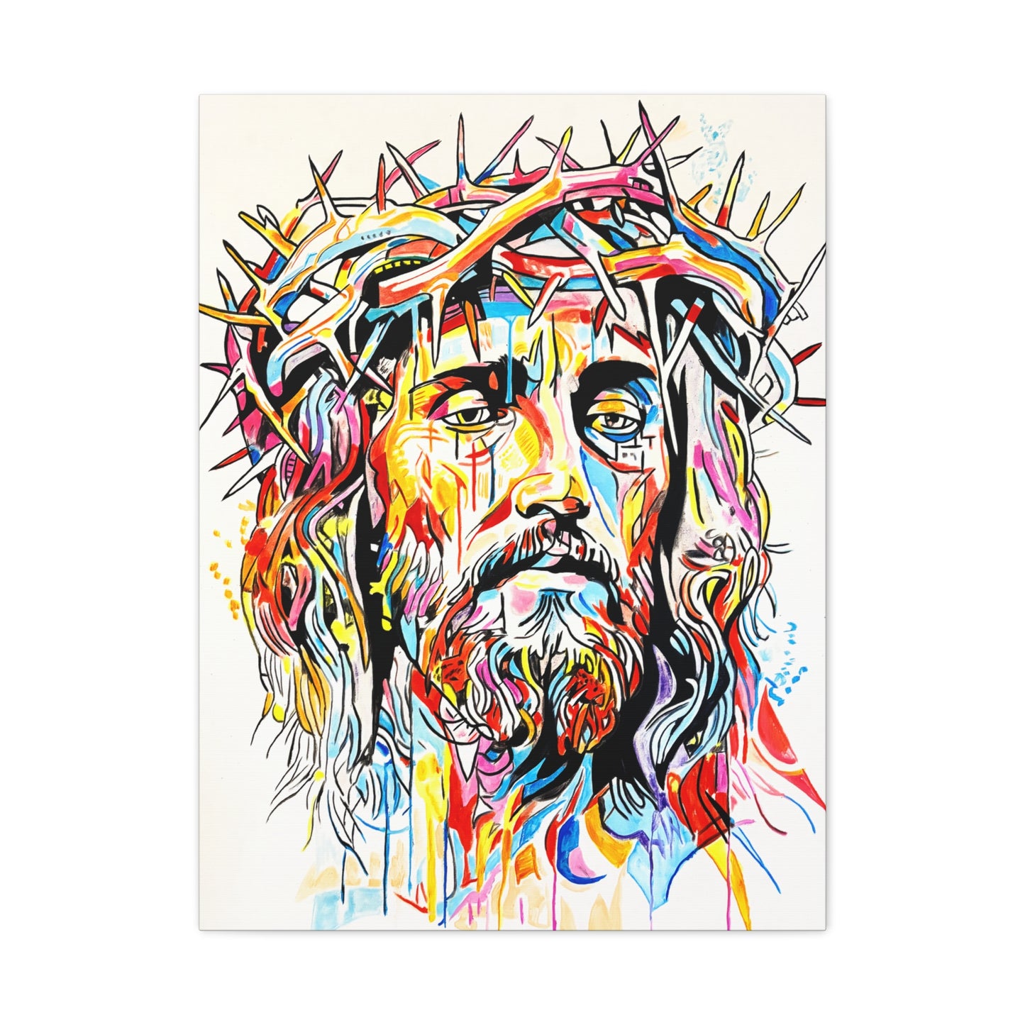 Copy of Jesus Christ Canvas Print by Warren Willowdale