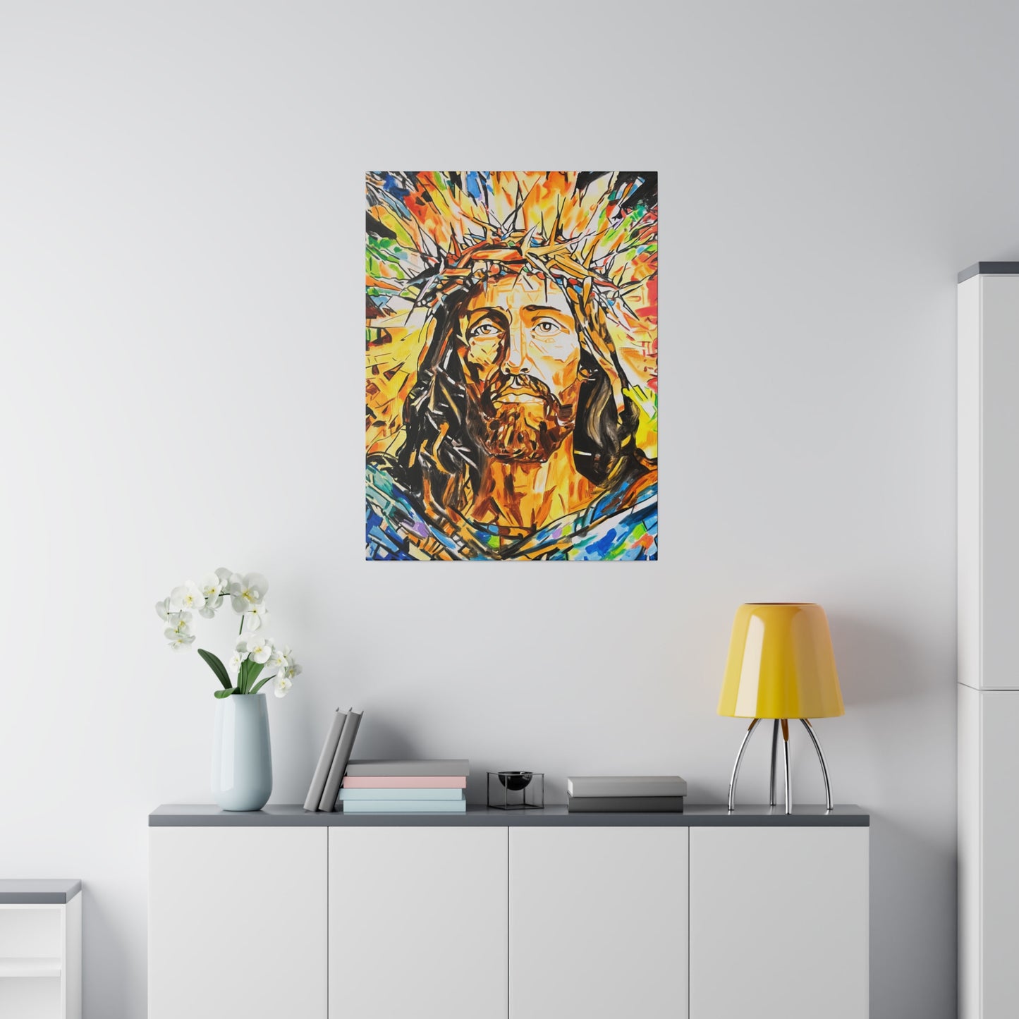 Jesus Christ Painting Canvas Print