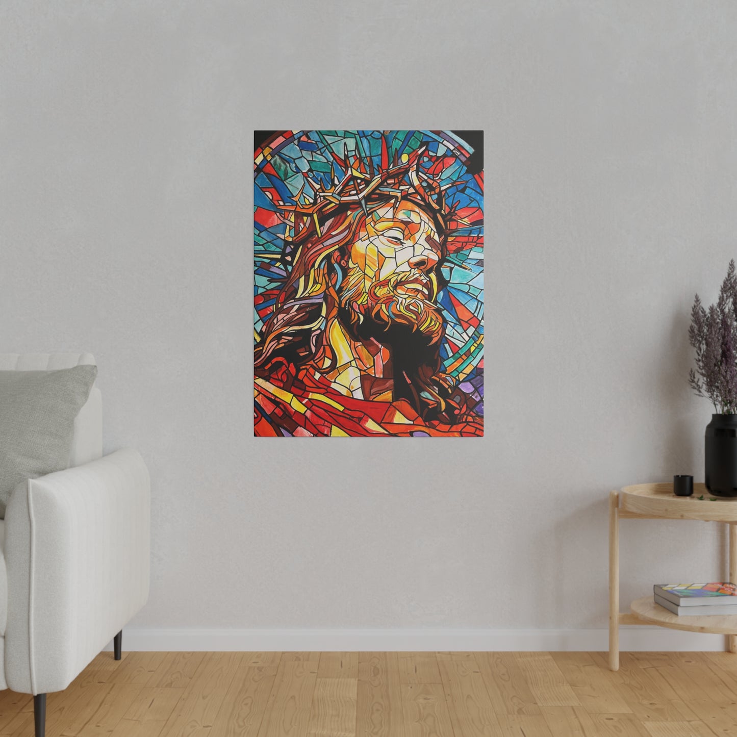 Jesus Christ Painting Canvas Print