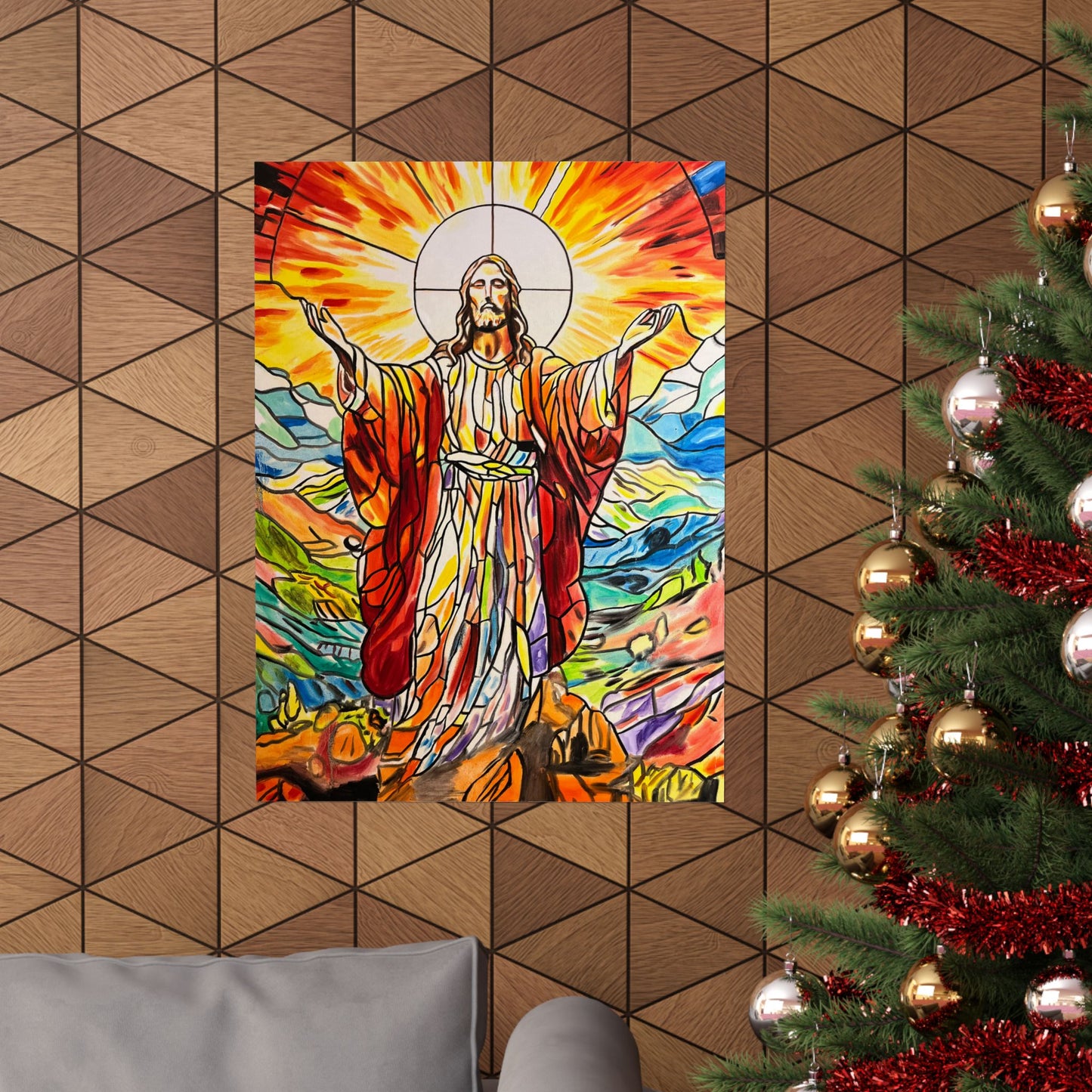 Jesus Christ Painting Poster