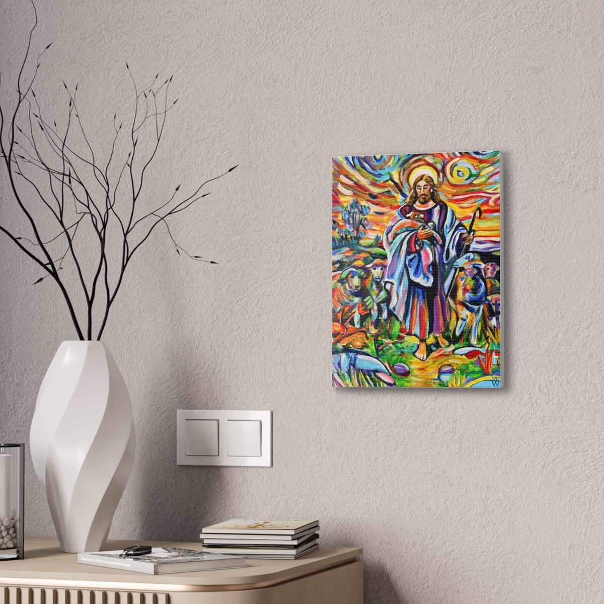 The Good Shepherd Canvas Print