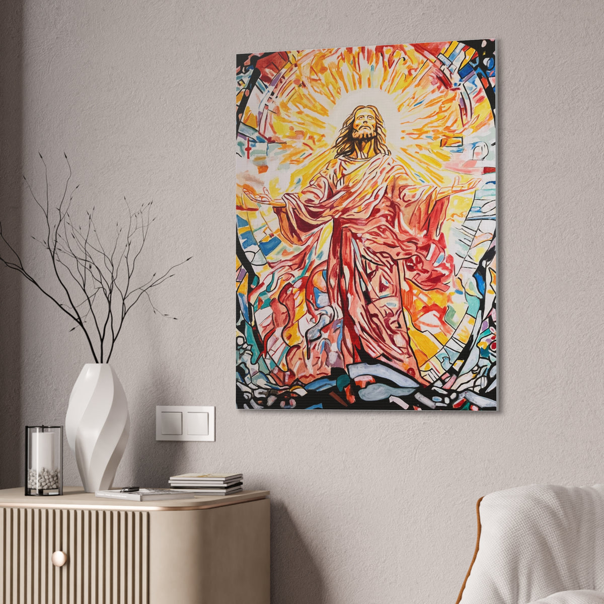 Jesus Christ Savior, Canvas Print
