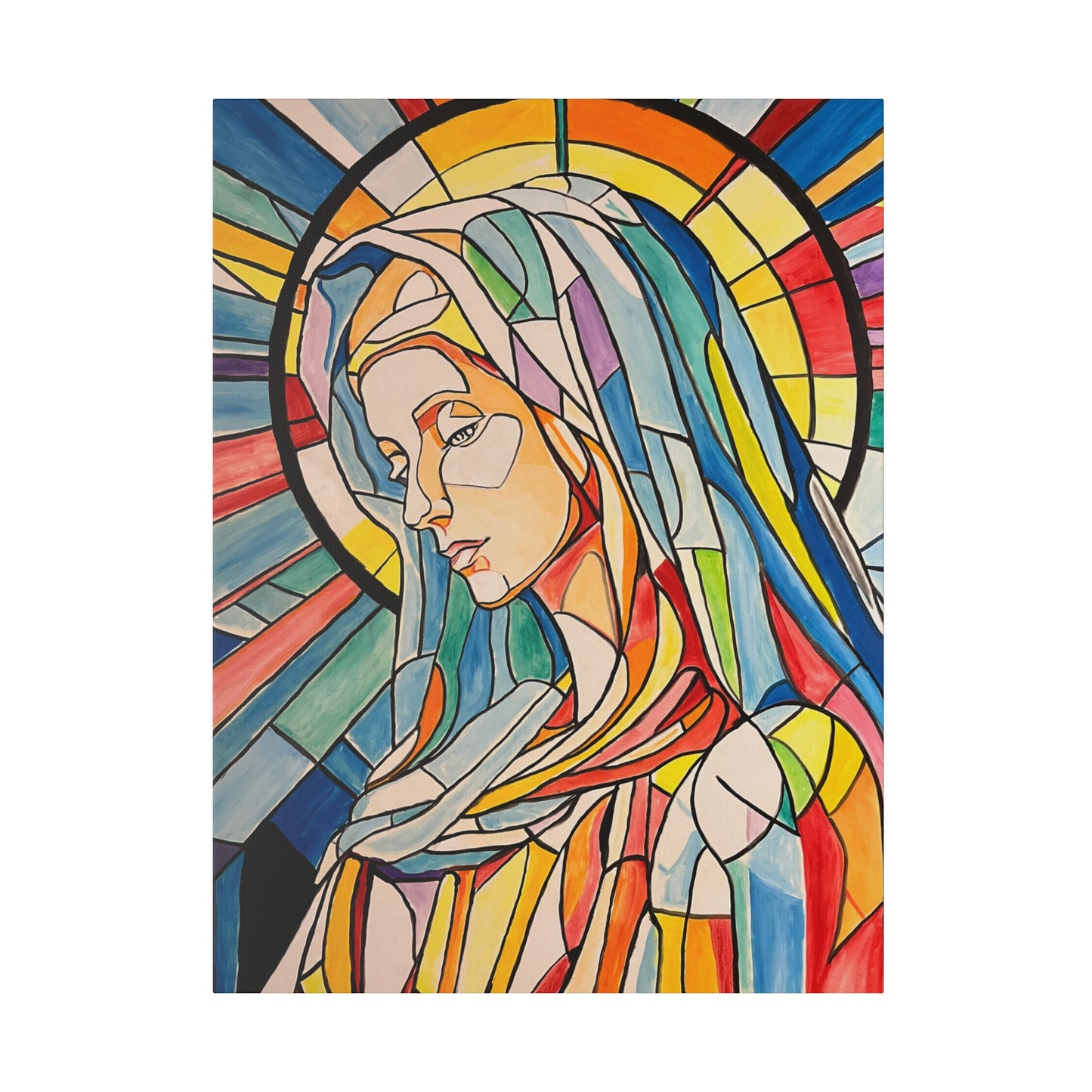 Mary Painting Canvas Print