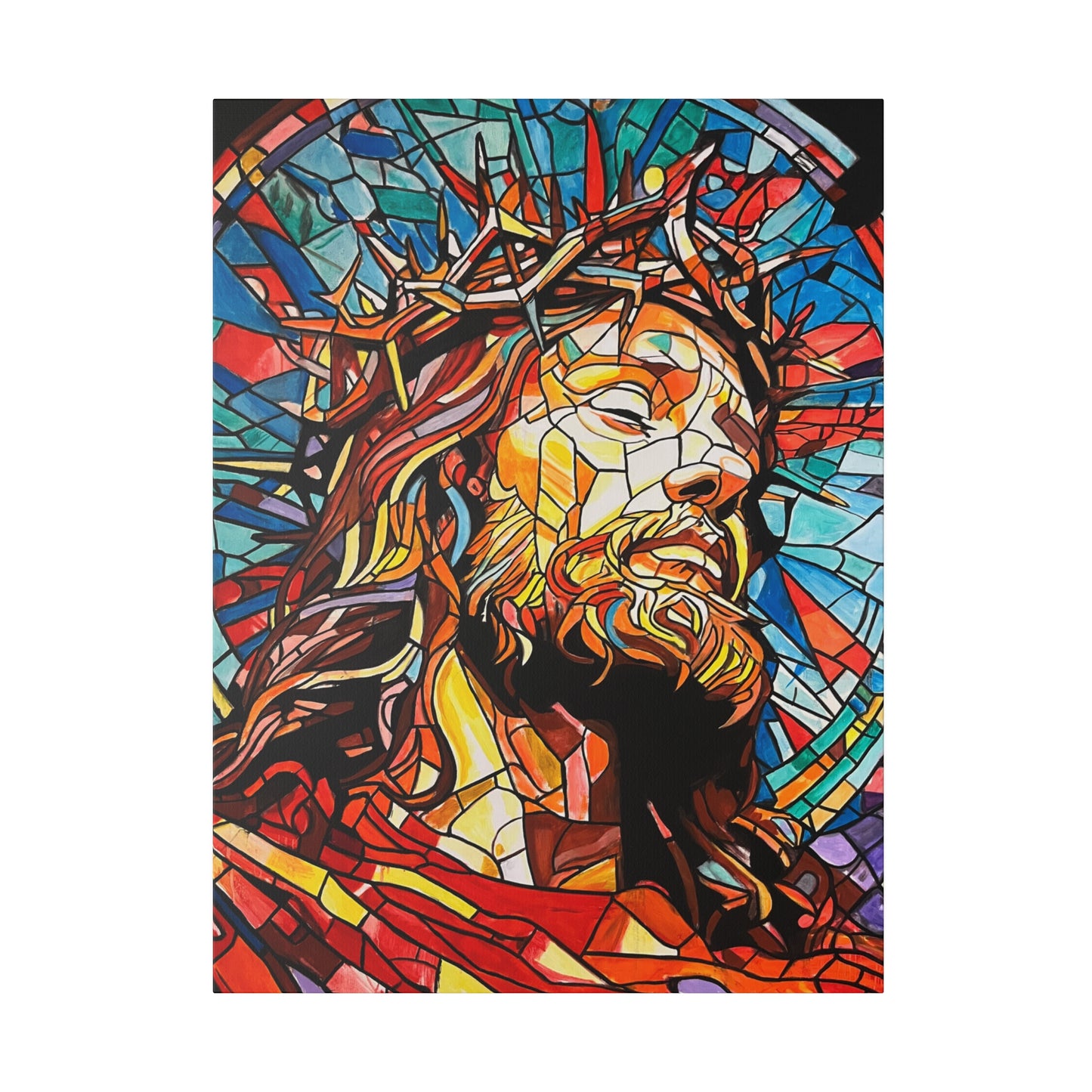 Jesus Christ Painting Canvas Print