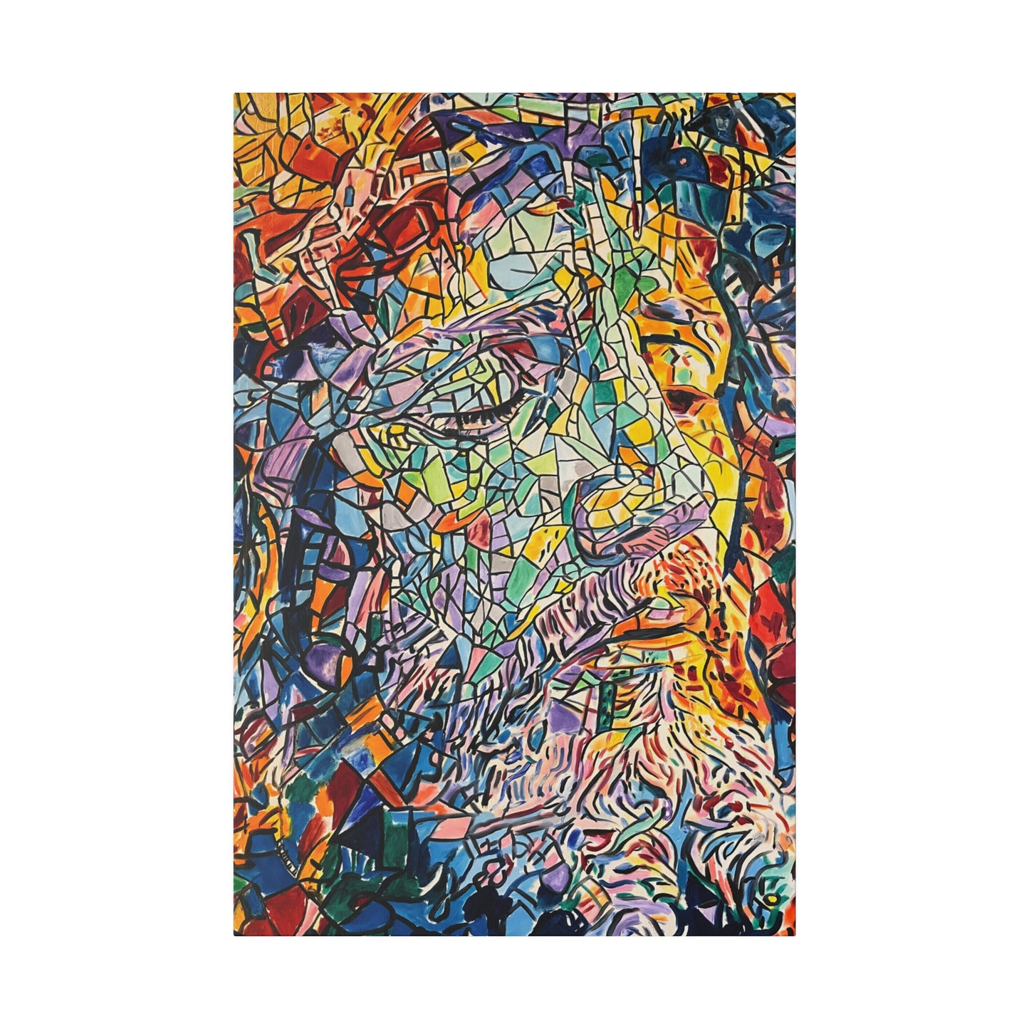 Jesus Christ Painting Canvas Print