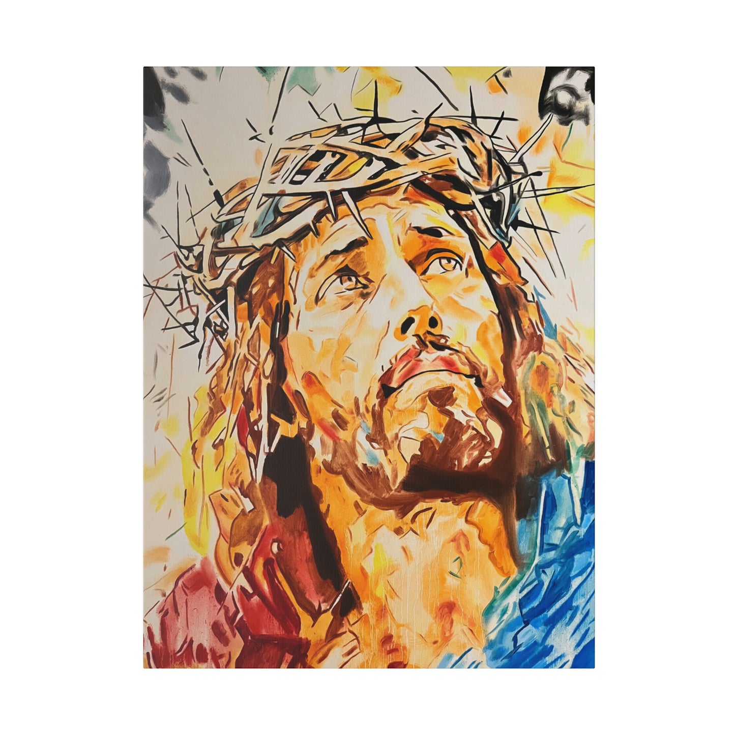 Jesus Christ Painting Canvas Print