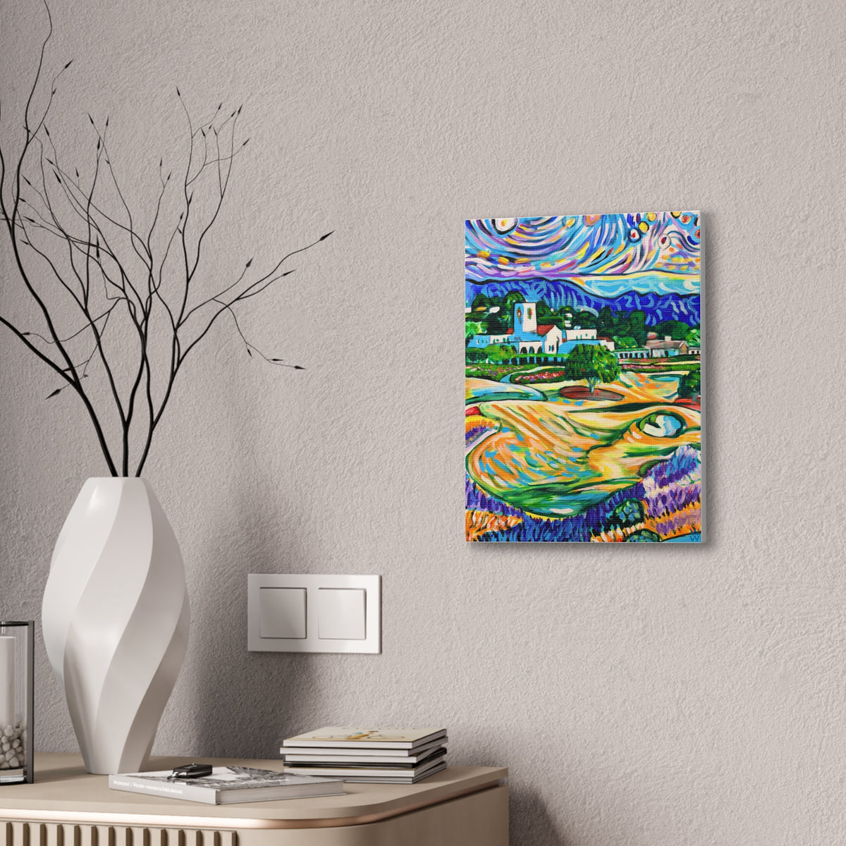 The Montecito Club, Canvas Print