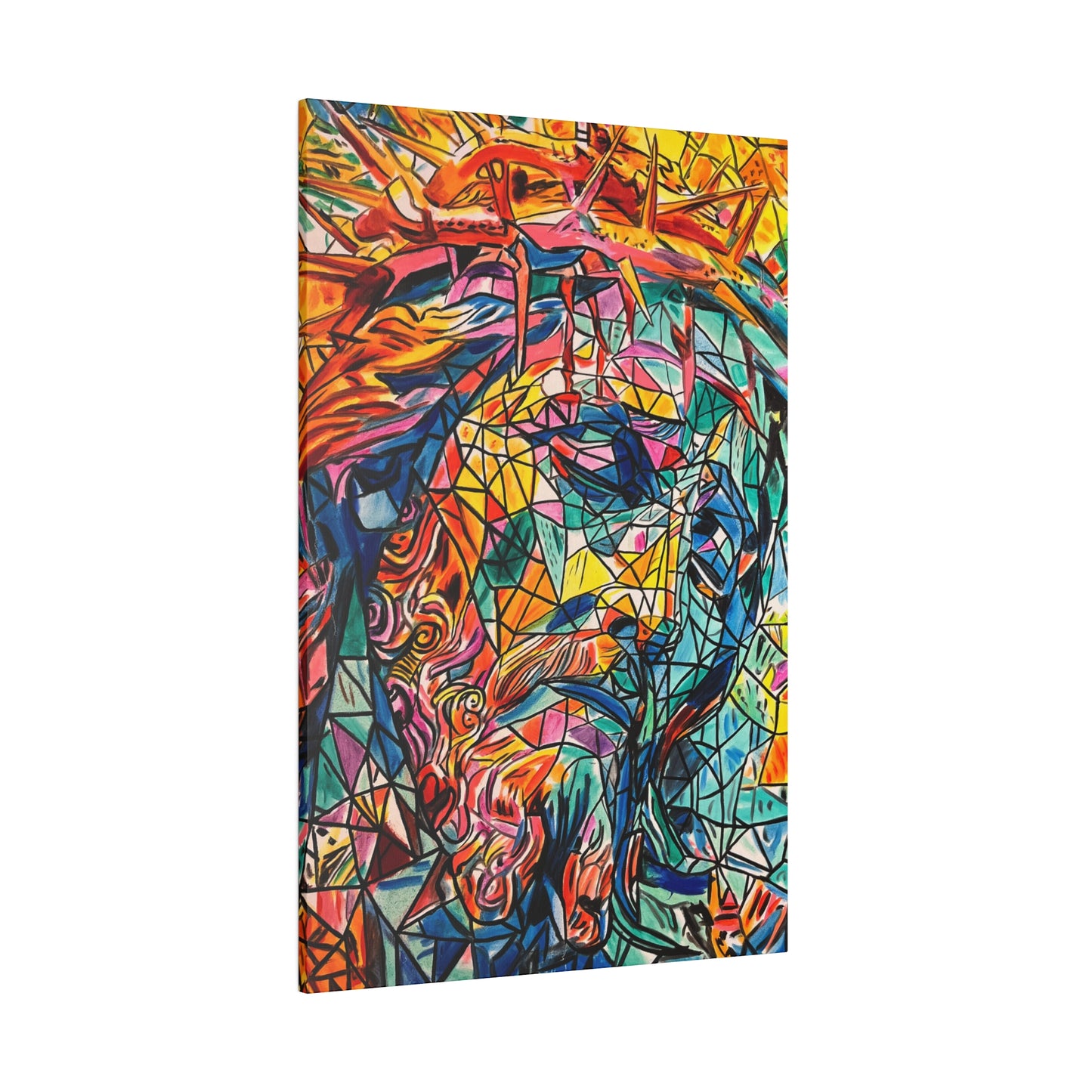 Jesus Painting Canvas Print