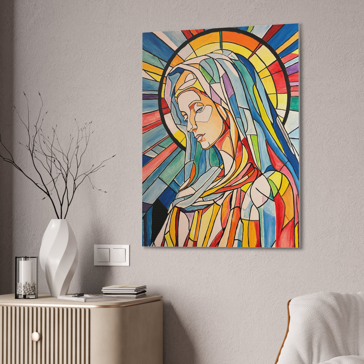 Blessed Mother, Canvas Print