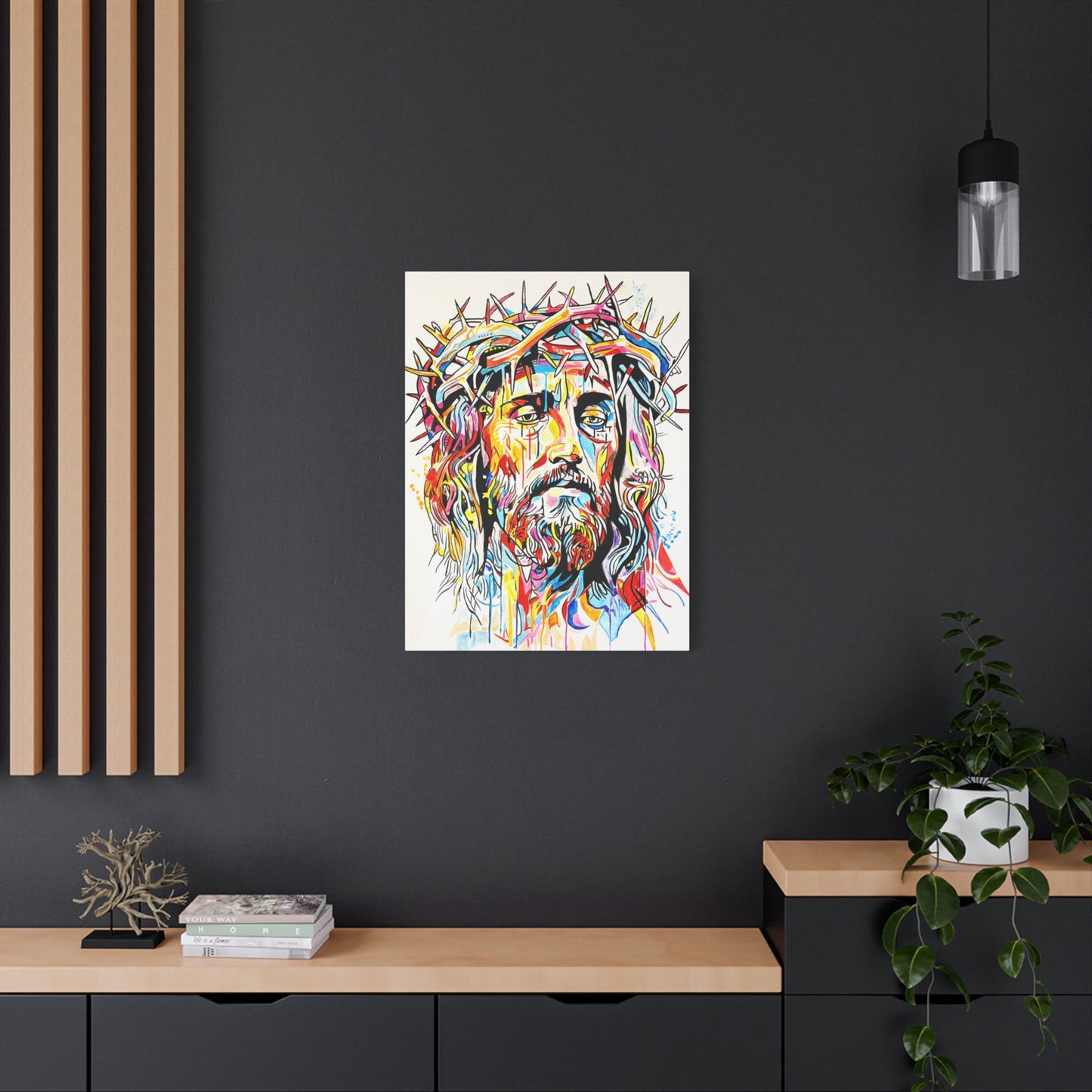 Copy of Jesus Christ Canvas Print by Warren Willowdale
