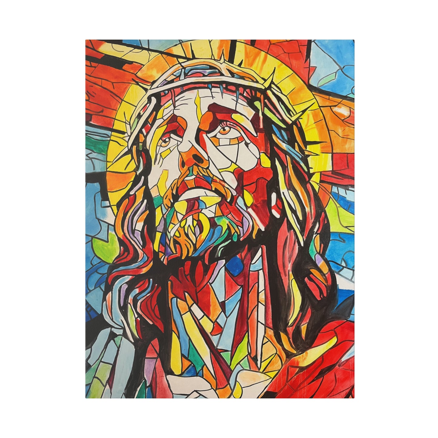 Jesus Christ Painting Canvas Print