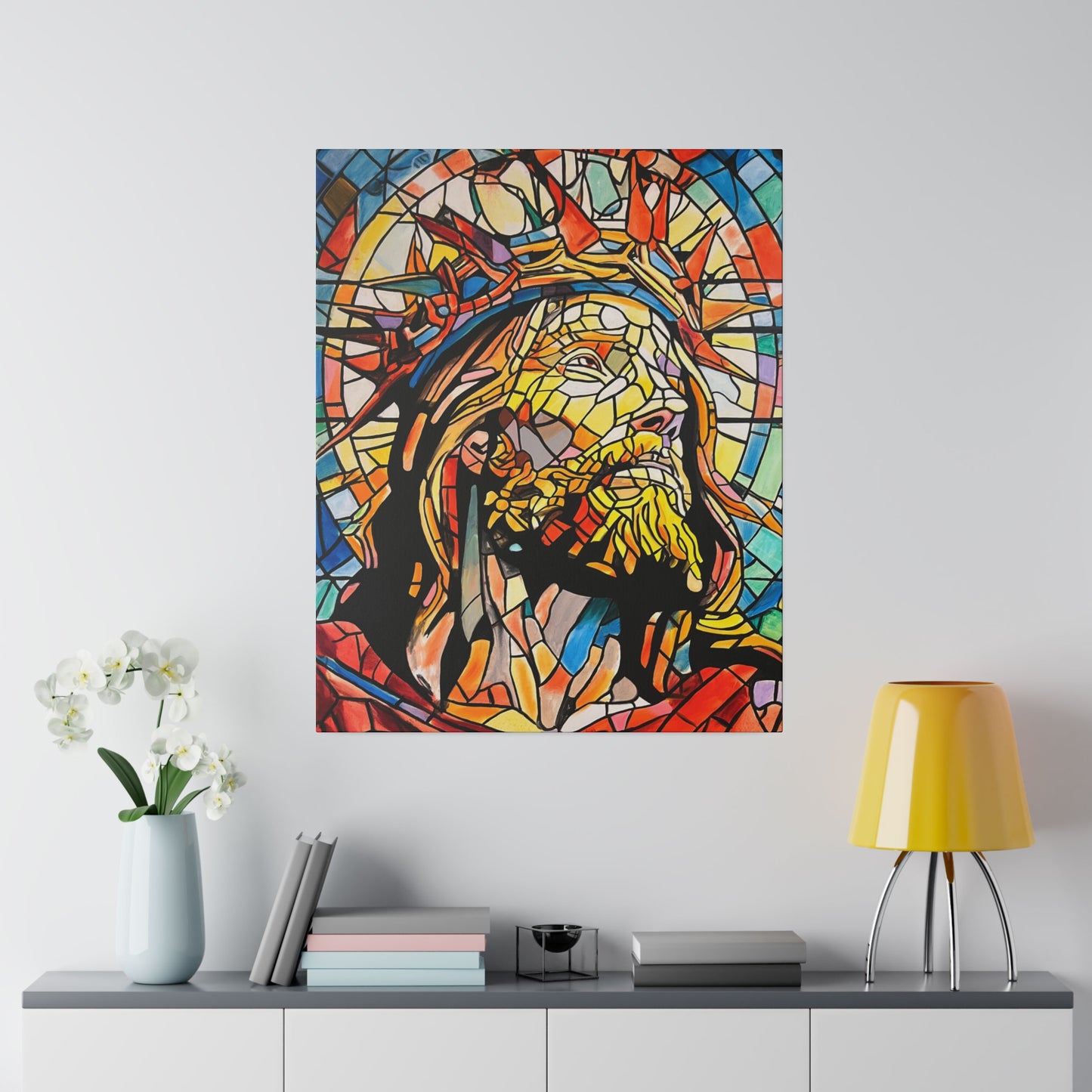 Jesus Christ Painting Canvas Print