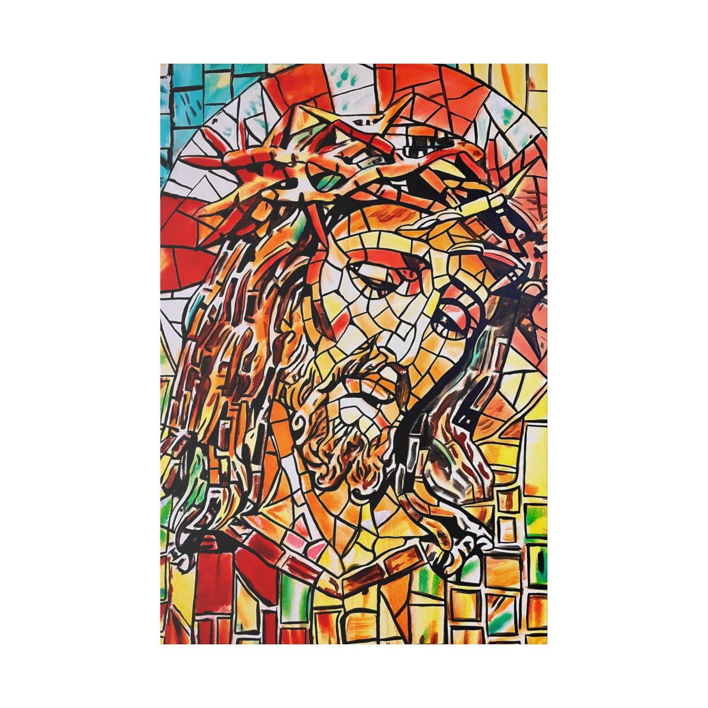 Jesus Christ Painting Canvas Print