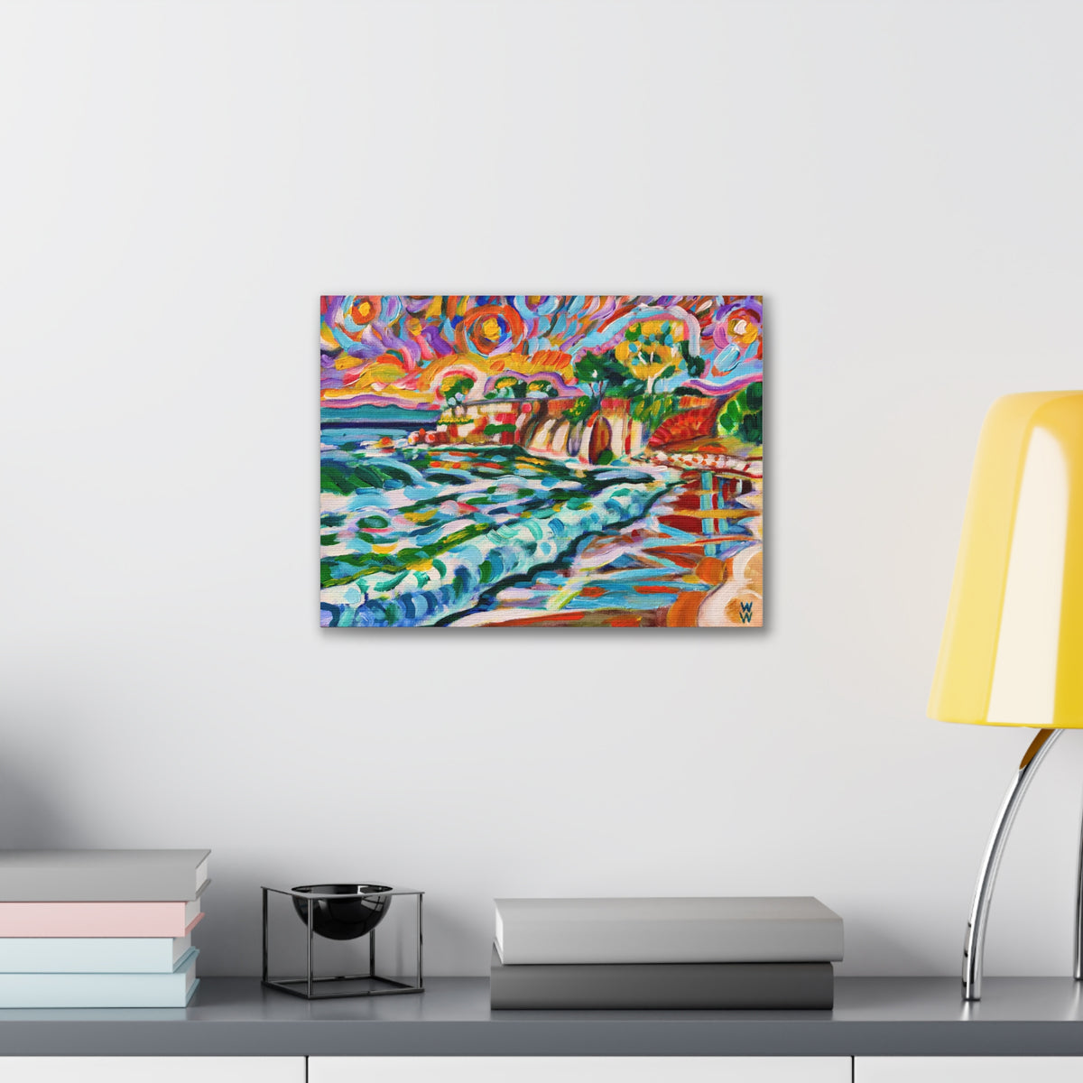 Leadbetter Beach, Canvas Print