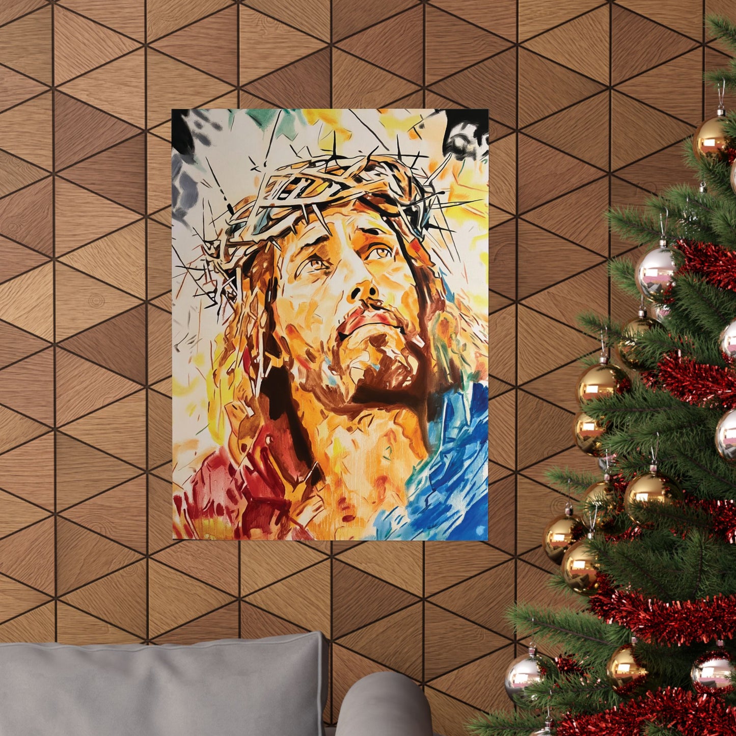 Jesus Painting Poster