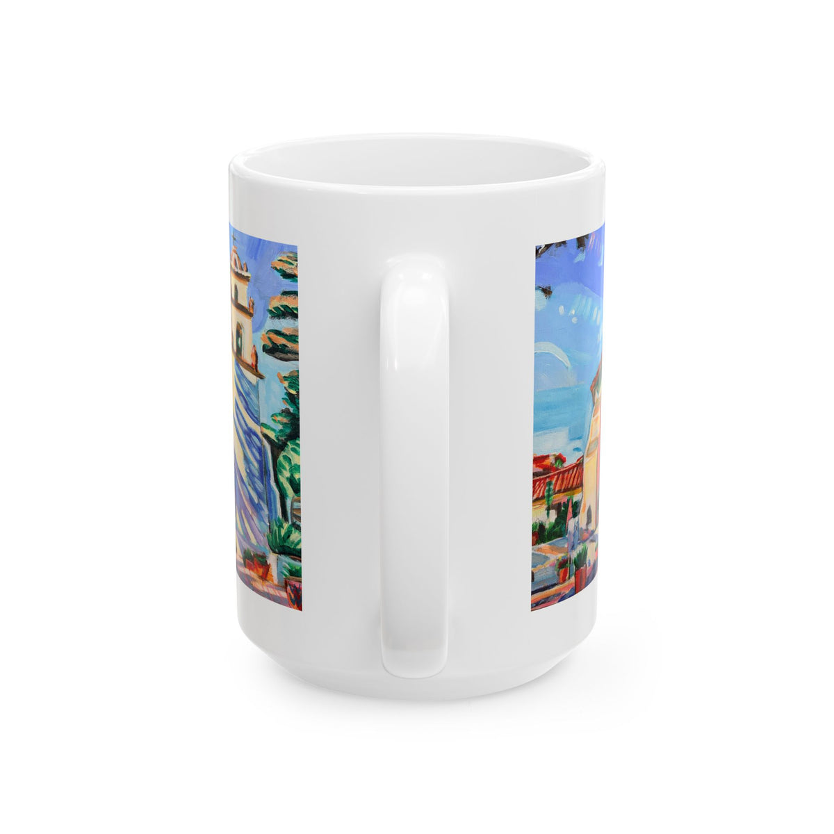 San Buenaventura Mission Ceramic Mug