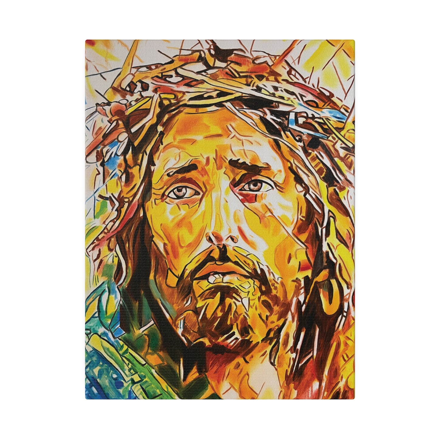 Jesus Christ Painting Canvas Print