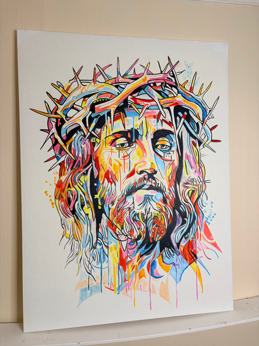 Jesus Christ Original Painting by Warren Willowdale