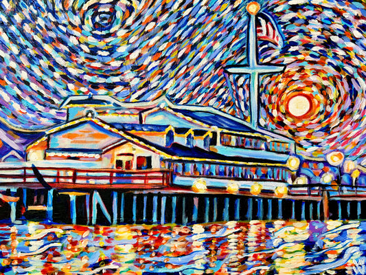 Stearns Wharf Original Painting