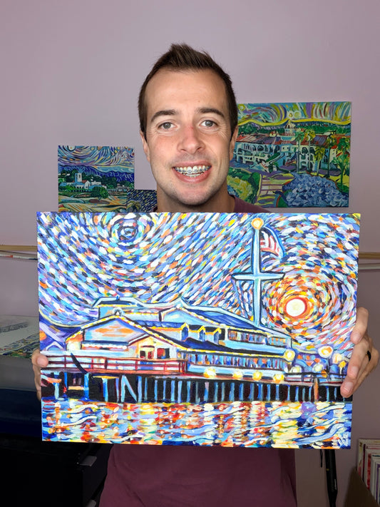 Stearns Wharf Original Painting